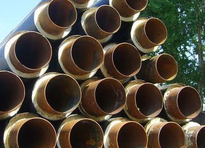 专业生产直埋式热水保温管厂家——河北聚氨酯防腐保温材料管道工程管件